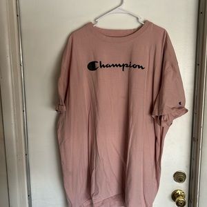 Peach Champion t-shirt